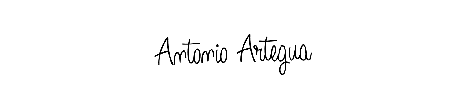 Design your own signature with our free online signature maker. With this signature software, you can create a handwritten (Angelique-Rose-font-FFP) signature for name Antonio Artegua. Antonio Artegua signature style 5 images and pictures png