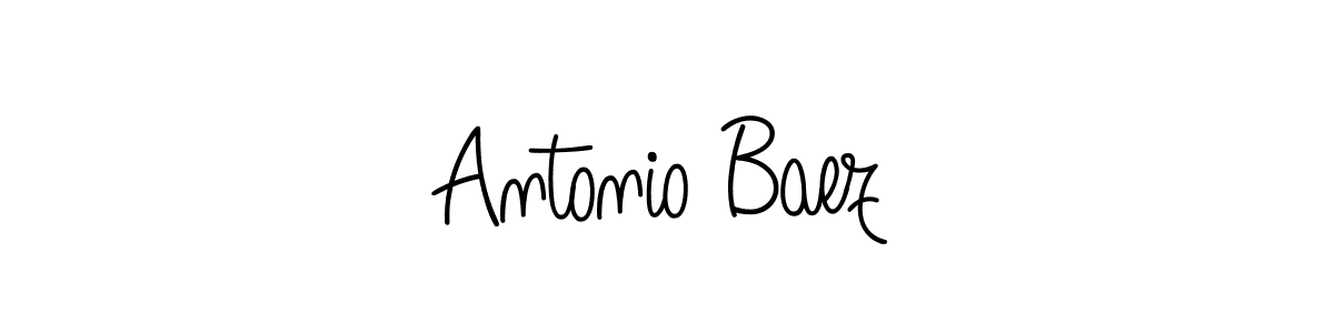 Create a beautiful signature design for name Antonio Baez. With this signature (Angelique-Rose-font-FFP) fonts, you can make a handwritten signature for free. Antonio Baez signature style 5 images and pictures png