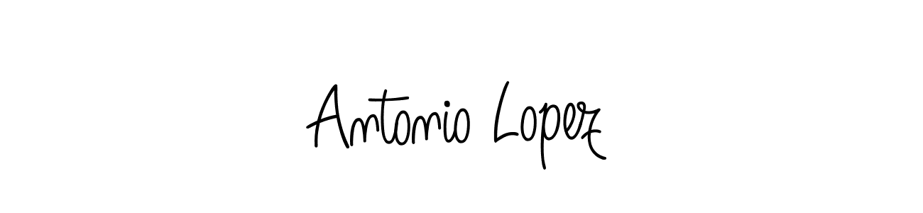 How to Draw Antonio Lopez signature style? Angelique-Rose-font-FFP is a latest design signature styles for name Antonio Lopez. Antonio Lopez signature style 5 images and pictures png