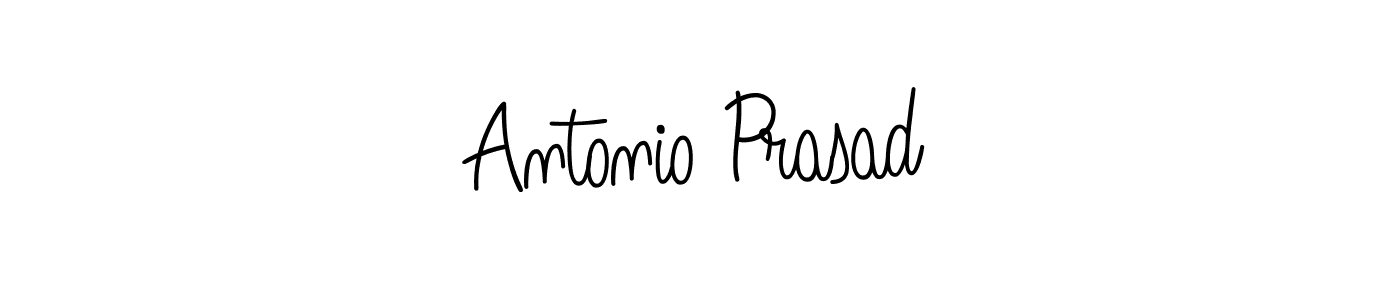 Create a beautiful signature design for name Antonio Prasad. With this signature (Angelique-Rose-font-FFP) fonts, you can make a handwritten signature for free. Antonio Prasad signature style 5 images and pictures png