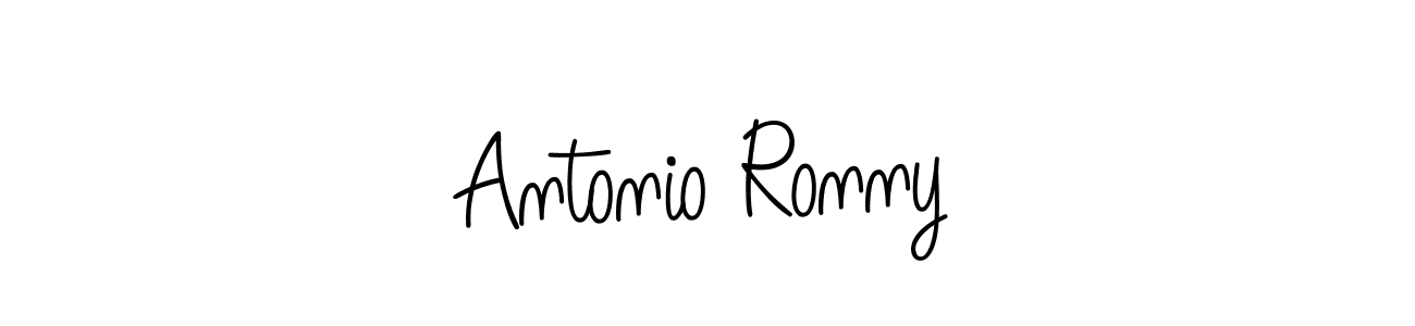 Make a beautiful signature design for name Antonio Ronny. Use this online signature maker to create a handwritten signature for free. Antonio Ronny signature style 5 images and pictures png
