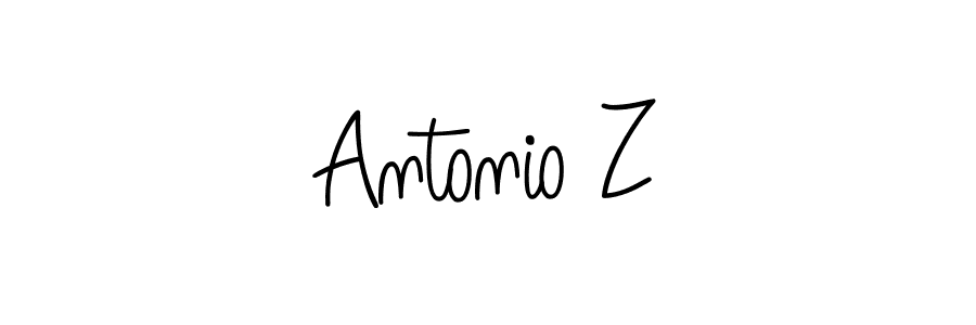 Once you've used our free online signature maker to create your best signature Angelique-Rose-font-FFP style, it's time to enjoy all of the benefits that Antonio Z name signing documents. Antonio Z signature style 5 images and pictures png