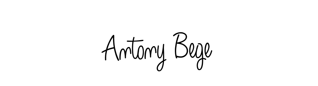 Make a short Antony Bege signature style. Manage your documents anywhere anytime using Angelique-Rose-font-FFP. Create and add eSignatures, submit forms, share and send files easily. Antony Bege signature style 5 images and pictures png