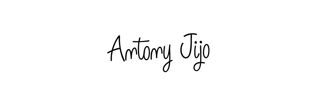 Design your own signature with our free online signature maker. With this signature software, you can create a handwritten (Angelique-Rose-font-FFP) signature for name Antony Jijo. Antony Jijo signature style 5 images and pictures png