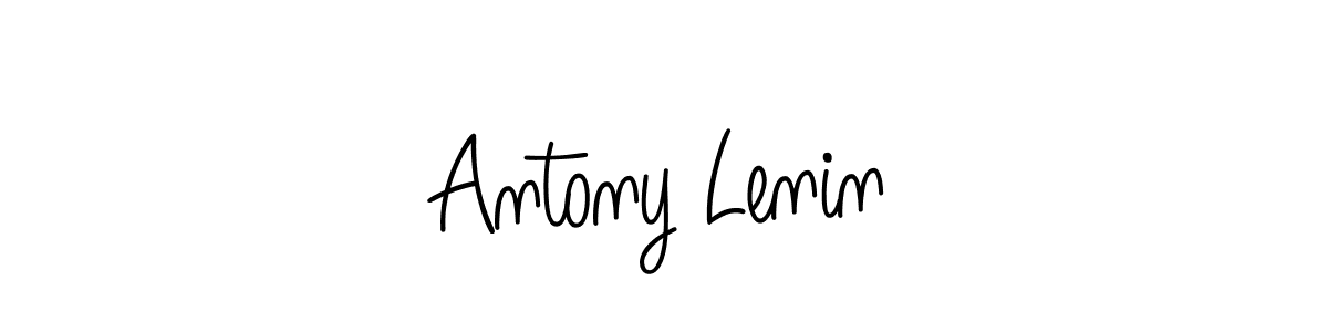 Design your own signature with our free online signature maker. With this signature software, you can create a handwritten (Angelique-Rose-font-FFP) signature for name Antony Lenin. Antony Lenin signature style 5 images and pictures png