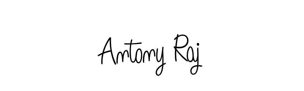 Antony Raj stylish signature style. Best Handwritten Sign (Angelique-Rose-font-FFP) for my name. Handwritten Signature Collection Ideas for my name Antony Raj. Antony Raj signature style 5 images and pictures png