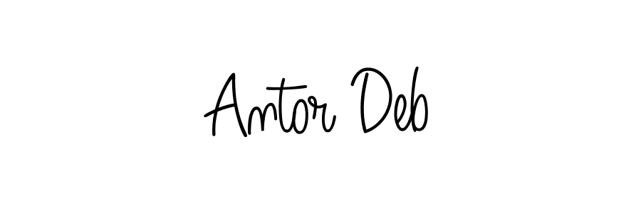 You can use this online signature creator to create a handwritten signature for the name Antor Deb. This is the best online autograph maker. Antor Deb signature style 5 images and pictures png