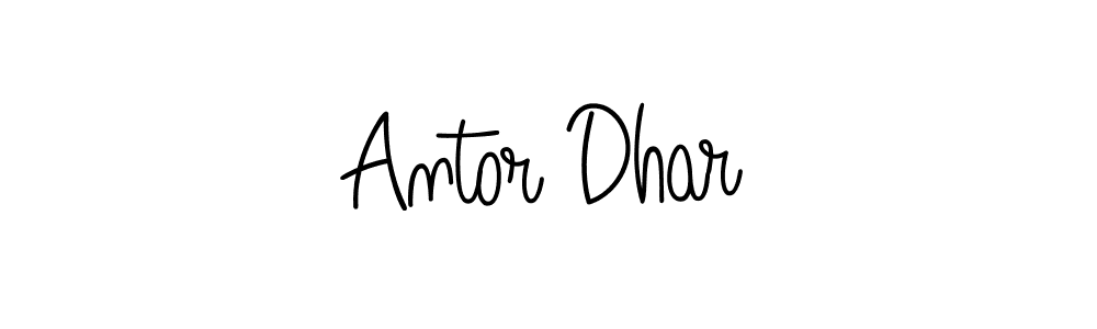 Make a short Antor Dhar signature style. Manage your documents anywhere anytime using Angelique-Rose-font-FFP. Create and add eSignatures, submit forms, share and send files easily. Antor Dhar signature style 5 images and pictures png