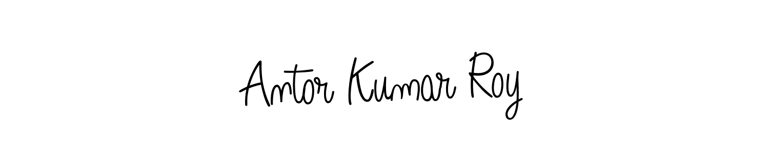 Antor Kumar Roy stylish signature style. Best Handwritten Sign (Angelique-Rose-font-FFP) for my name. Handwritten Signature Collection Ideas for my name Antor Kumar Roy. Antor Kumar Roy signature style 5 images and pictures png