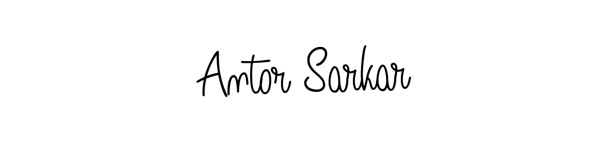 How to make Antor Sarkar signature? Angelique-Rose-font-FFP is a professional autograph style. Create handwritten signature for Antor Sarkar name. Antor Sarkar signature style 5 images and pictures png