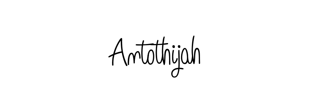 Design your own signature with our free online signature maker. With this signature software, you can create a handwritten (Angelique-Rose-font-FFP) signature for name Antothijah. Antothijah signature style 5 images and pictures png