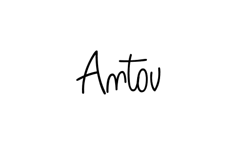 How to make Antov signature? Angelique-Rose-font-FFP is a professional autograph style. Create handwritten signature for Antov name. Antov signature style 5 images and pictures png