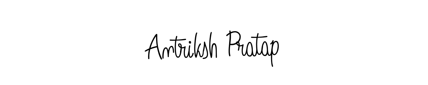 Antriksh Pratap stylish signature style. Best Handwritten Sign (Angelique-Rose-font-FFP) for my name. Handwritten Signature Collection Ideas for my name Antriksh Pratap. Antriksh Pratap signature style 5 images and pictures png