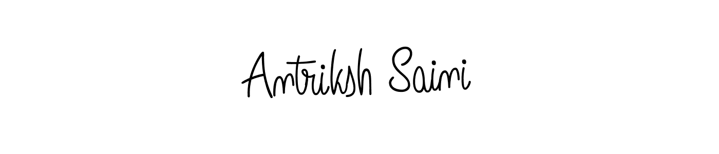 Make a beautiful signature design for name Antriksh Saini. Use this online signature maker to create a handwritten signature for free. Antriksh Saini signature style 5 images and pictures png