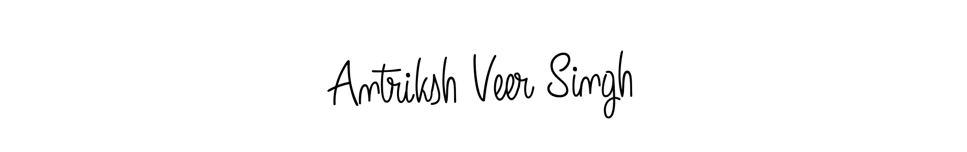 How to make Antriksh Veer Singh name signature. Use Angelique-Rose-font-FFP style for creating short signs online. This is the latest handwritten sign. Antriksh Veer Singh signature style 5 images and pictures png