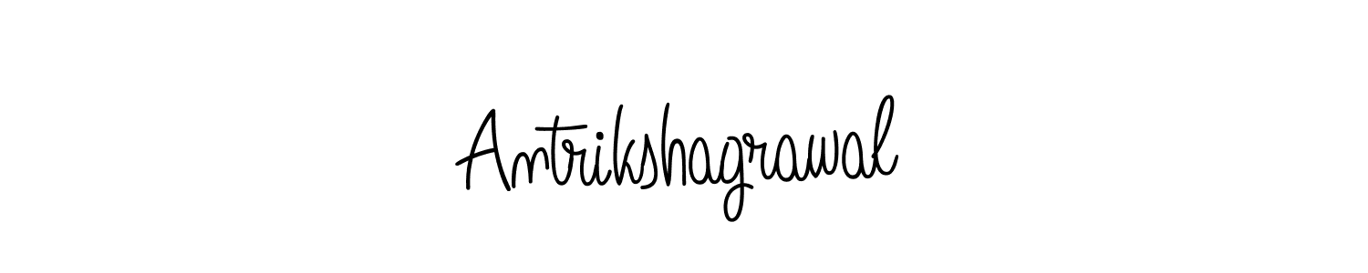 How to make Antrikshagrawal signature? Angelique-Rose-font-FFP is a professional autograph style. Create handwritten signature for Antrikshagrawal name. Antrikshagrawal signature style 5 images and pictures png