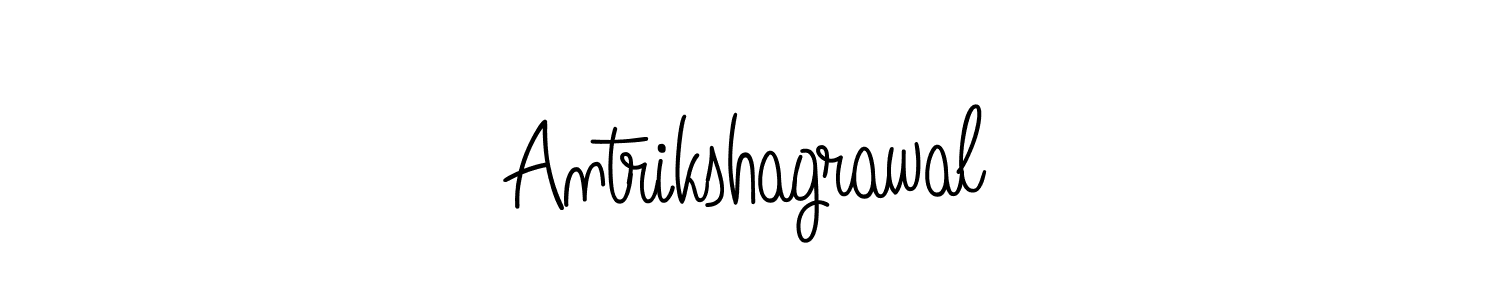 Make a beautiful signature design for name Antrikshagrawal. With this signature (Angelique-Rose-font-FFP) style, you can create a handwritten signature for free. Antrikshagrawal signature style 5 images and pictures png