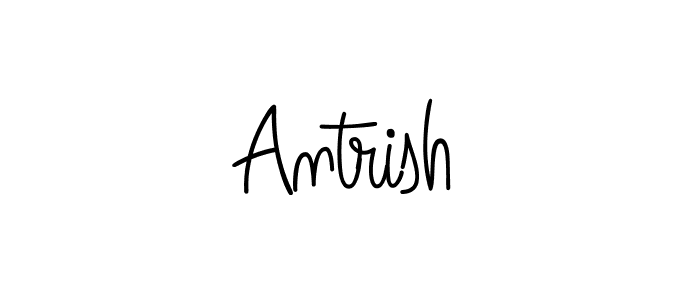 Here are the top 10 professional signature styles for the name Antrish. These are the best autograph styles you can use for your name. Antrish signature style 5 images and pictures png