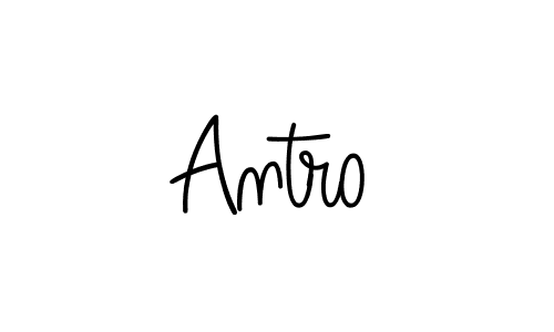 How to Draw Antro signature style? Angelique-Rose-font-FFP is a latest design signature styles for name Antro. Antro signature style 5 images and pictures png