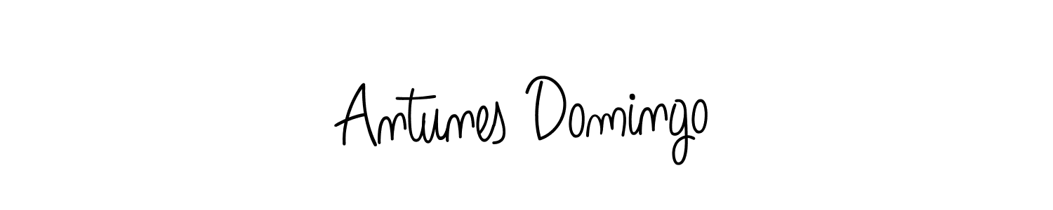 Once you've used our free online signature maker to create your best signature Angelique-Rose-font-FFP style, it's time to enjoy all of the benefits that Antunes Domingo name signing documents. Antunes Domingo signature style 5 images and pictures png