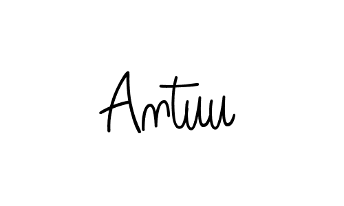 How to Draw Antuu signature style? Angelique-Rose-font-FFP is a latest design signature styles for name Antuu. Antuu signature style 5 images and pictures png