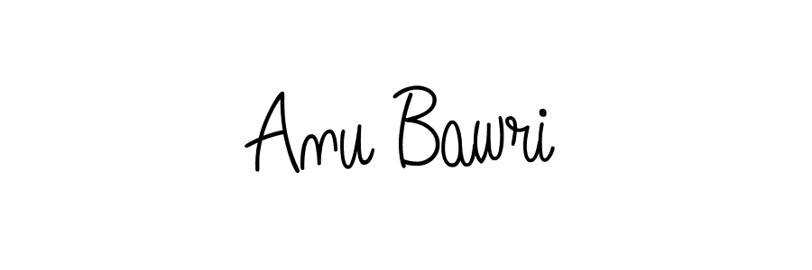 if you are searching for the best signature style for your name Anu Bawri. so please give up your signature search. here we have designed multiple signature styles  using Angelique-Rose-font-FFP. Anu Bawri signature style 5 images and pictures png