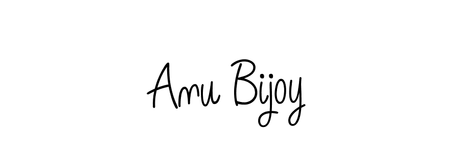 Also we have Anu Bijoy name is the best signature style. Create professional handwritten signature collection using Angelique-Rose-font-FFP autograph style. Anu Bijoy signature style 5 images and pictures png