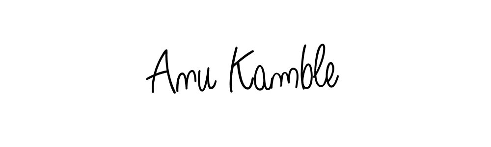 Make a beautiful signature design for name Anu Kamble. Use this online signature maker to create a handwritten signature for free. Anu Kamble signature style 5 images and pictures png