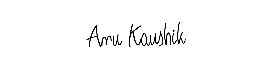 Make a short Anu Kaushik signature style. Manage your documents anywhere anytime using Angelique-Rose-font-FFP. Create and add eSignatures, submit forms, share and send files easily. Anu Kaushik signature style 5 images and pictures png
