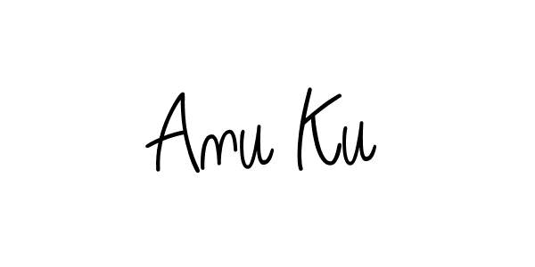 if you are searching for the best signature style for your name Anu Ku. so please give up your signature search. here we have designed multiple signature styles  using Angelique-Rose-font-FFP. Anu Ku signature style 5 images and pictures png