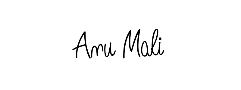 Create a beautiful signature design for name Anu Mali. With this signature (Angelique-Rose-font-FFP) fonts, you can make a handwritten signature for free. Anu Mali signature style 5 images and pictures png