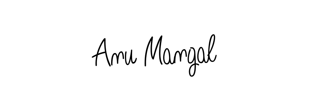 Make a beautiful signature design for name Anu Mangal. Use this online signature maker to create a handwritten signature for free. Anu Mangal signature style 5 images and pictures png