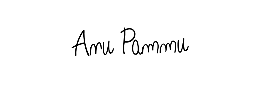 How to make Anu Pammu signature? Angelique-Rose-font-FFP is a professional autograph style. Create handwritten signature for Anu Pammu name. Anu Pammu signature style 5 images and pictures png