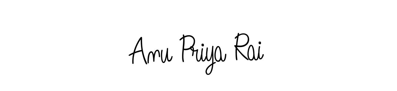 Once you've used our free online signature maker to create your best signature Angelique-Rose-font-FFP style, it's time to enjoy all of the benefits that Anu Priya Rai name signing documents. Anu Priya Rai signature style 5 images and pictures png