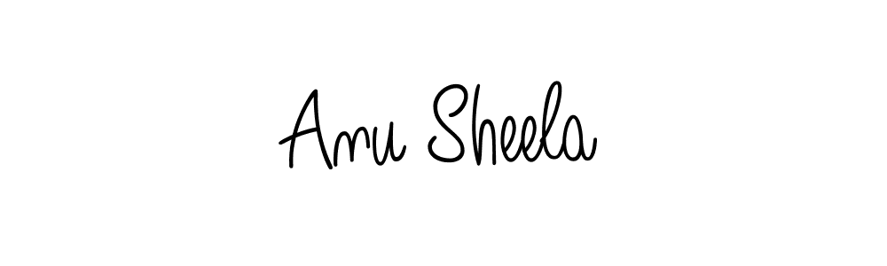 The best way (Angelique-Rose-font-FFP) to make a short signature is to pick only two or three words in your name. The name Anu Sheela include a total of six letters. For converting this name. Anu Sheela signature style 5 images and pictures png