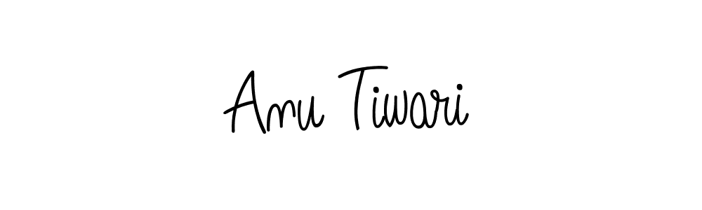 Create a beautiful signature design for name Anu Tiwari. With this signature (Angelique-Rose-font-FFP) fonts, you can make a handwritten signature for free. Anu Tiwari signature style 5 images and pictures png