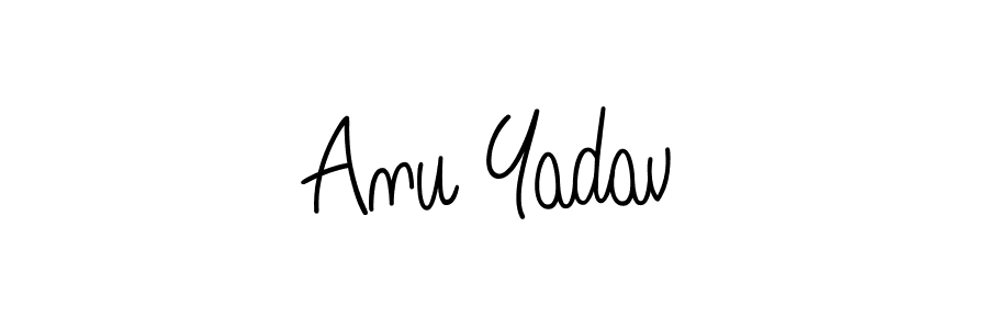 Angelique-Rose-font-FFP is a professional signature style that is perfect for those who want to add a touch of class to their signature. It is also a great choice for those who want to make their signature more unique. Get Anu Yadav name to fancy signature for free. Anu Yadav signature style 5 images and pictures png