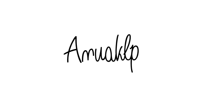 Make a short Anuaklp signature style. Manage your documents anywhere anytime using Angelique-Rose-font-FFP. Create and add eSignatures, submit forms, share and send files easily. Anuaklp signature style 5 images and pictures png