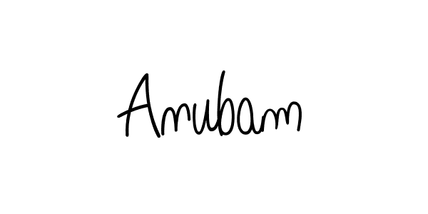 The best way (Angelique-Rose-font-FFP) to make a short signature is to pick only two or three words in your name. The name Anubam include a total of six letters. For converting this name. Anubam signature style 5 images and pictures png