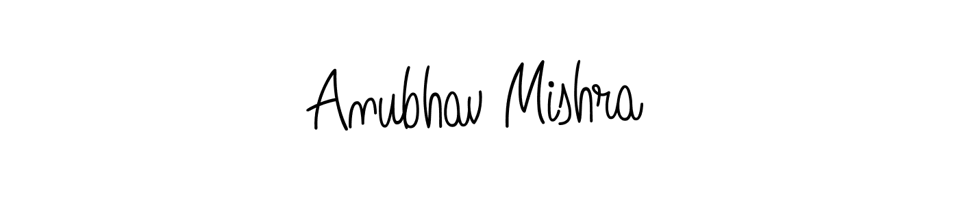 Use a signature maker to create a handwritten signature online. With this signature software, you can design (Angelique-Rose-font-FFP) your own signature for name Anubhav Mishra. Anubhav Mishra signature style 5 images and pictures png