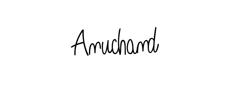 Design your own signature with our free online signature maker. With this signature software, you can create a handwritten (Angelique-Rose-font-FFP) signature for name Anuchand. Anuchand signature style 5 images and pictures png