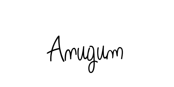 How to make Anugum signature? Angelique-Rose-font-FFP is a professional autograph style. Create handwritten signature for Anugum name. Anugum signature style 5 images and pictures png