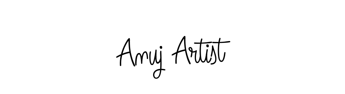 if you are searching for the best signature style for your name Anuj Artist. so please give up your signature search. here we have designed multiple signature styles  using Angelique-Rose-font-FFP. Anuj Artist signature style 5 images and pictures png