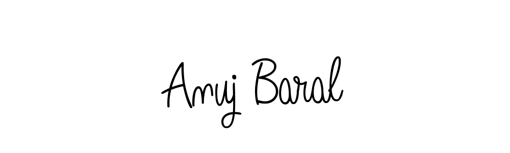 Make a short Anuj Baral signature style. Manage your documents anywhere anytime using Angelique-Rose-font-FFP. Create and add eSignatures, submit forms, share and send files easily. Anuj Baral signature style 5 images and pictures png