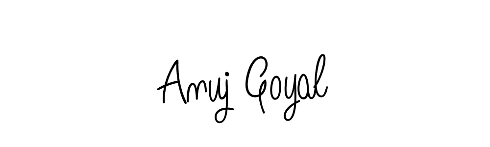 Also You can easily find your signature by using the search form. We will create Anuj Goyal name handwritten signature images for you free of cost using Angelique-Rose-font-FFP sign style. Anuj Goyal signature style 5 images and pictures png