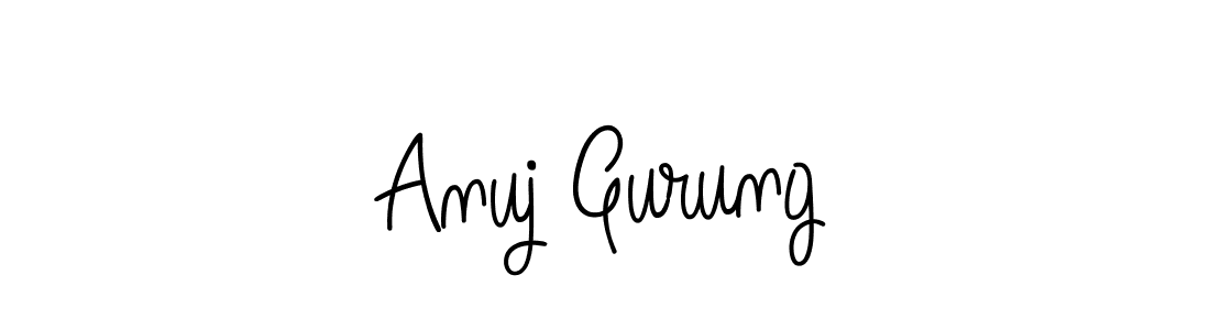 Check out images of Autograph of Anuj Gurung name. Actor Anuj Gurung Signature Style. Angelique-Rose-font-FFP is a professional sign style online. Anuj Gurung signature style 5 images and pictures png