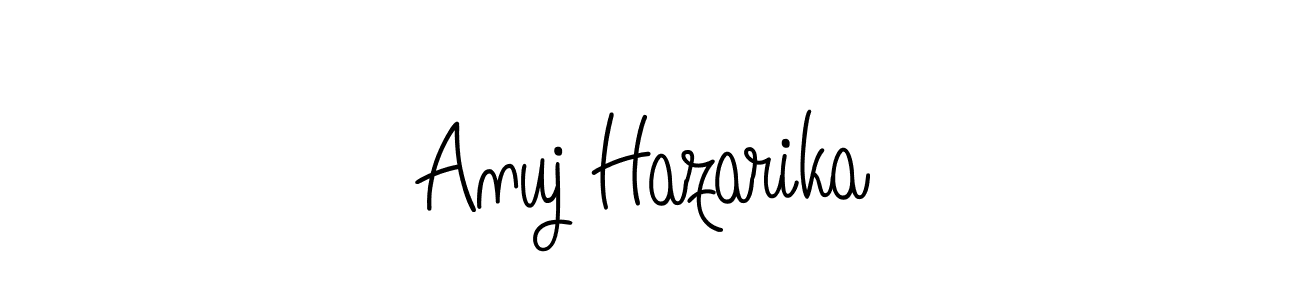 You can use this online signature creator to create a handwritten signature for the name Anuj Hazarika. This is the best online autograph maker. Anuj Hazarika signature style 5 images and pictures png