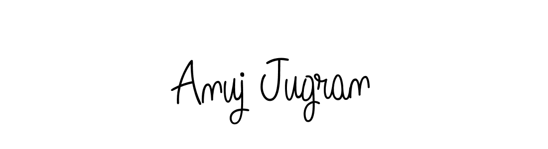 Also we have Anuj Jugran name is the best signature style. Create professional handwritten signature collection using Angelique-Rose-font-FFP autograph style. Anuj Jugran signature style 5 images and pictures png