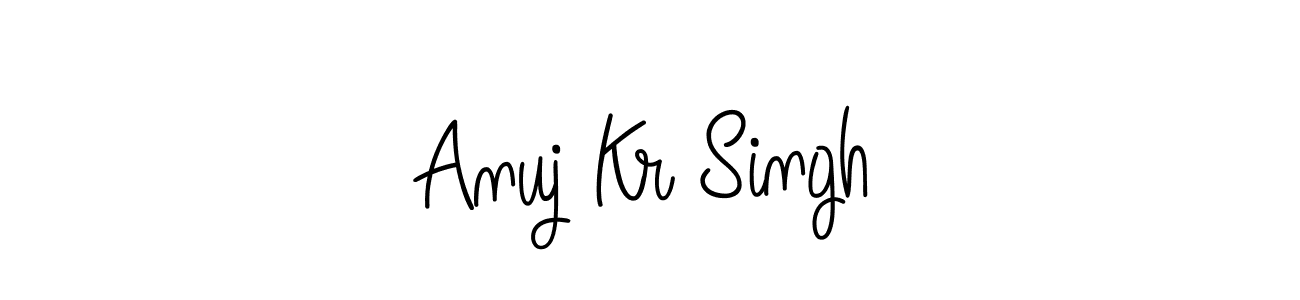 How to Draw Anuj Kr Singh signature style? Angelique-Rose-font-FFP is a latest design signature styles for name Anuj Kr Singh. Anuj Kr Singh signature style 5 images and pictures png
