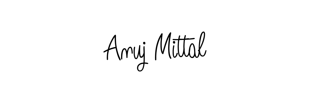 Create a beautiful signature design for name Anuj Mittal. With this signature (Angelique-Rose-font-FFP) fonts, you can make a handwritten signature for free. Anuj Mittal signature style 5 images and pictures png